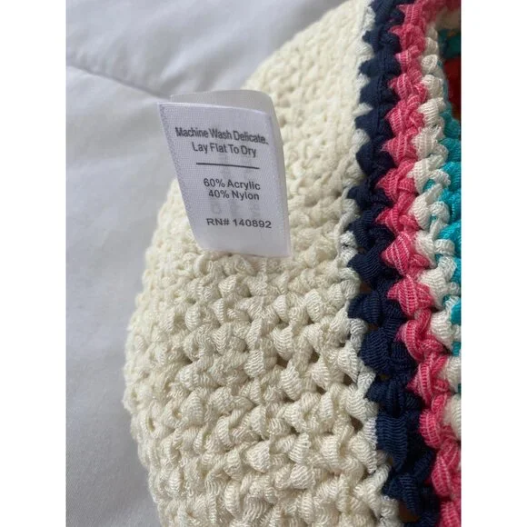 NWT Marine Layer Crochet Bucket Hat in Multi Stripe MSRP$75 - Picture 14 of 15